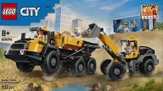 LEGO City 60494 Dump Truck & Front End Loader building instructions