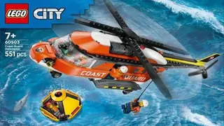 LEGO City 60503 Coast Guard Helicopter building instructions