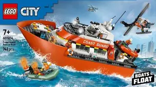 LEGO City 60504 Coast Guard Rescue Boat building instructions