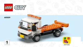 LEGO City 60509 Harbour Freight Train building instructions