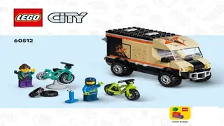 LEGO City 60512 Mountain Bike Adventure Van building instructions