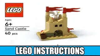 LEGO Promotional 6529730 Sandcastle building instructions