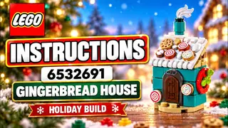 LEGO 6532691 Promotional - Gingerbread House - LEGO brand stores building instructions