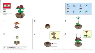 LEGO Promotional 6565180 Mother's Day Flower M&T building instructions
