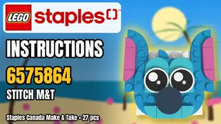 LEGO 6575864 Promotional - Stitch M&T - Staples Make & Take building instructions