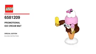 LEGO Promotional 6581209 Ice Cream M&T building instructions