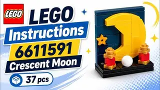 LEGO Promotional 6611591 Crescent Moon building instructions