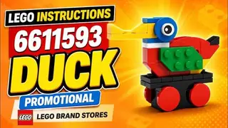 LEGO Promotional 6611593 Duck building instructions