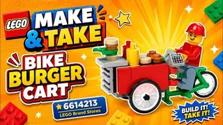 LEGO Promotional 6614213 Bike Burger Cart building instructions