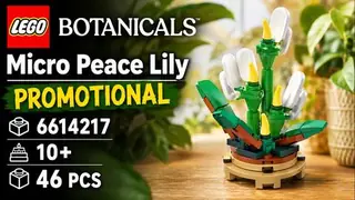 LEGO Botanicals 6614217 Micro Peace Lily building instructions