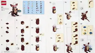 LEGO Promotional 6614230 Holiday Kangaroo building instructions