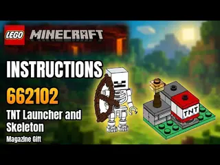 LEGO 662102 Minecraft - TNT Launcher and Skeleton - Magazine Gift building instructions