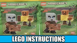 LEGO Minecraft 662306 Pillager with Training Dummy building instructions