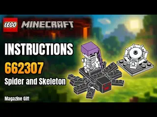 LEGO Minecraft 662307 Spider and Skeleton building instructions