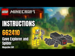 LEGO Minecraft 662410 Cave Explorer with Spider building instructions