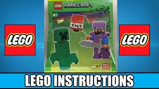 LEGO Minecraft 662502 Steve with Creeper and TNT building instructions