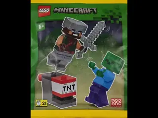 LEGO Minecraft 662510 Hero with Zombie and TNT Launcher building instructions