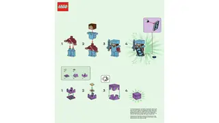 LEGO Minecraft 662512 Ender Knight with Shulker building instructions