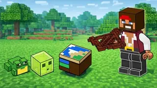 LEGO Minecraft 662513 Pirate with Frog, Slime and Cartography Table building instructions