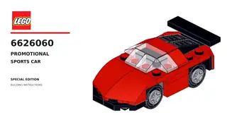 LEGO Promotional 6626060 Sports Car building instructions