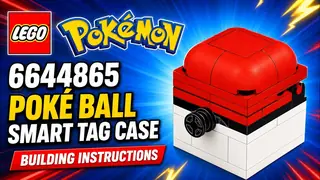 LEGO Pokémon 6644865 Poké Ball SMART Tag Case building instructions