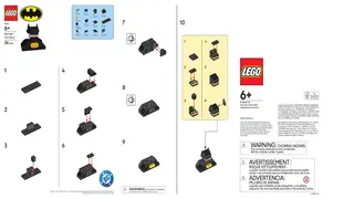 LEGO 6644878 Super Heroes DC - Batman Mini Bust - Promotional building instructions