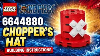 LEGO One Piece 6644880 Chopper's Hat building instructions