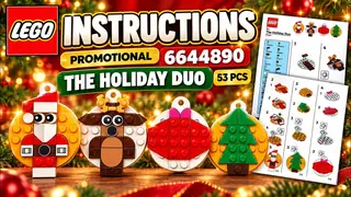 LEGO Promotional 6644890 The Holiday Duo building instructions