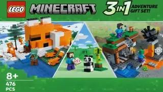 LEGO Minecraft 66786 Adventure Gamer Gift Set building instructions