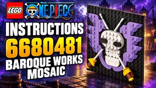 LEGO 6680481 One Piece - Baroque Works Mosaic - Promotional building instructions