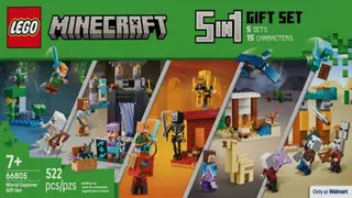 LEGO Minecraft 66805 World Explorer Gift Set building instructions