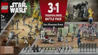 LEGO 66821 Star Wars: Trooper & Droid Battle Pack building instructions