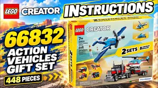 LEGO Creator 66832 Action Vehicles Gift Set building instructions