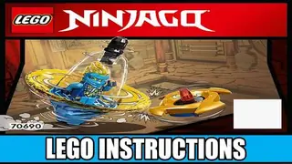 LEGO Ninjago 70690 Jay's Spinjitzu Ninja Training building instructions