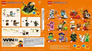 LEGO 71052 LEGO Minifigures - Series 29 Random pack building instructions