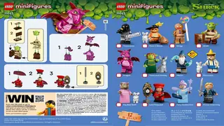 LEGO 71053 LEGO Minifigures - Shrek Series Random pack building instructions