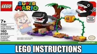 LEGO Super Mario 71381 Chain Chomp Jungle Encounter building instructions