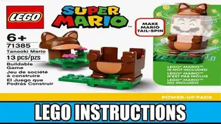 LEGO Super Mario 71385 Tanooki Mario Power-Up Pack building instructions