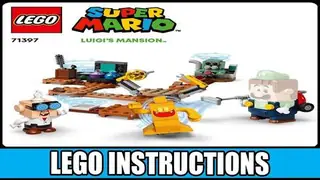 LEGO Super Mario 71397 Luigi's Mansion Lab and Poltergust building instructions