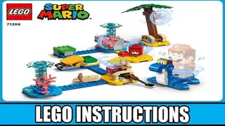 LEGO Super Mario 71398 Dorrie's Beachfront building instructions