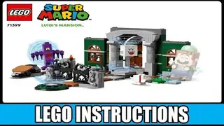 LEGO Super Mario 71399 Luigi's Mansion Entryway building instructions