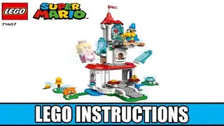 LEGO Super Mario 71407 Cat Peach Suit and Frozen Tower building instructions