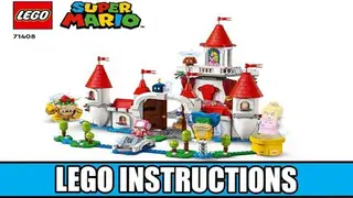 LEGO Super Mario 71408 Peach's Castle building instructions