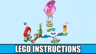 LEGO Super Mario 71419 Peach's Garden Balloon Ride building instructions
