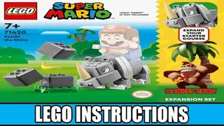 LEGO Super Mario 71420 Rambi the Rhino building instructions