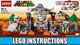 LEGO Super Mario 71423 Dry Bowser Castle Battle building instructions