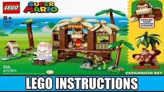 LEGO Super Mario 71424 Donkey Kong's Tree House building instructions