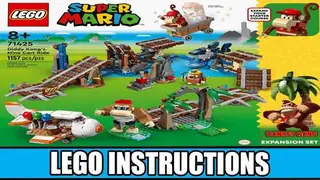 LEGO Super Mario 71425 Diddy Kong's Mine Cart Ride building instructions