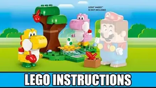 LEGO Super Mario 71428 Yoshis' Egg-cellent Forest building instructions