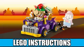 LEGO Super Mario 71431 Bowser's Muscle Car building instructions